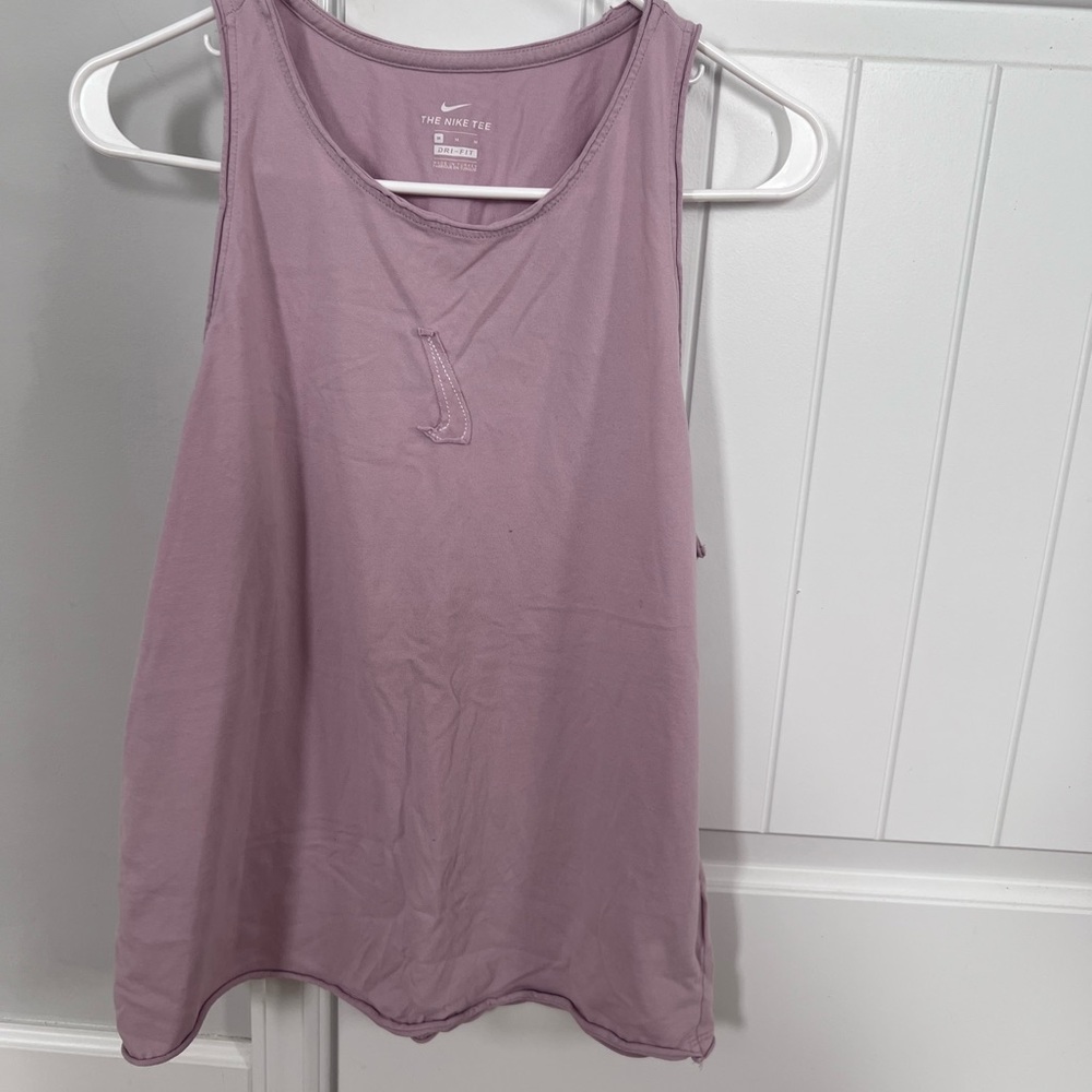 Nike “The Nike Tee” raw hem Tank Top